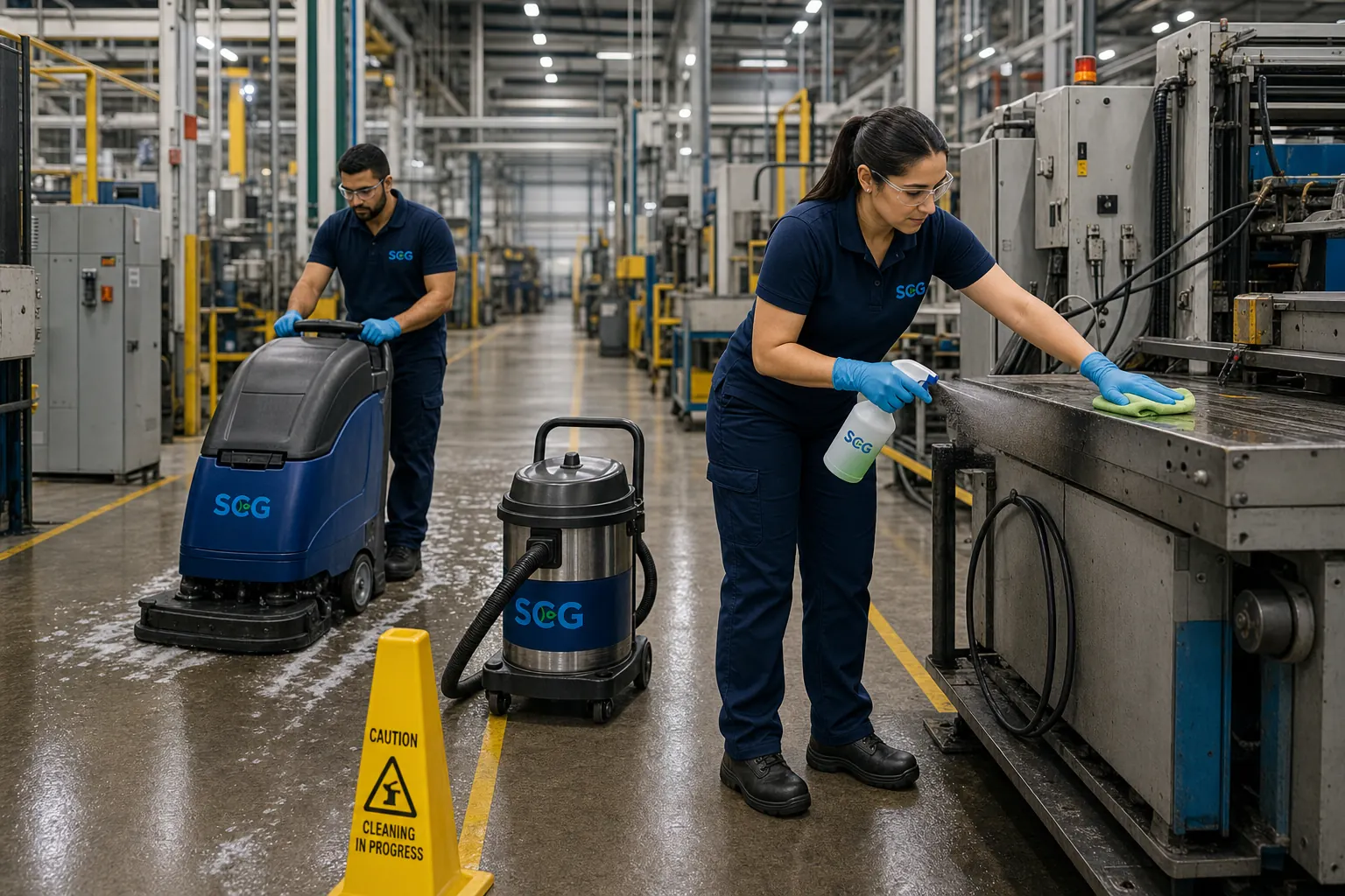 Warehouse Cleaning team at work in Sydney — Sydney Clean Group